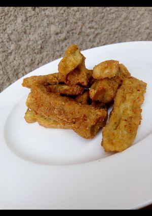 A picture of Crunchy Egg fingers.