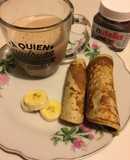Panqueques de Plátano 🍌, Avena y un Huevo 🥚