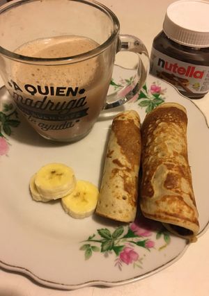 Una foto de Panqueques de Plátano 🍌, Avena y un Huevo 🥚