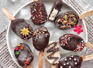 Foto resep Es Krim Magnum ala Rumahan, tanpa cetakan