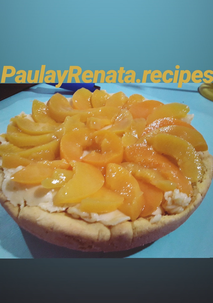 Una foto de Tarta de Durazno. Peach pie🍑 #merienda #postre