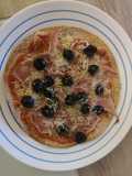 Pizza con tortita de trigo integral