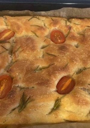 Foto de Focaccia de Tomate e Alecrim