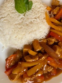 صورة لوصفة كانتون دجاج
