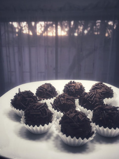 Una foto de Trufas de chocolate