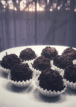 Una foto de Trufas de chocolate