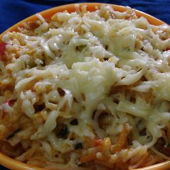 A picture of Cheesey noodles.