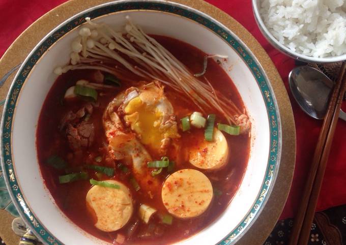 Korean Tofu Soup - Sundubu Jjigae