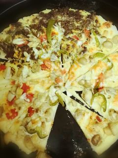 صورة لوصفة بيتزا 🍕😋