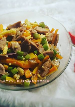 Foto resep Tumis sayur bakso
