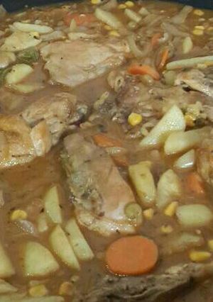 Una foto de Pollo al disco
