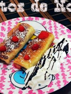 Una foto de Rollitos de nocilla y fruta