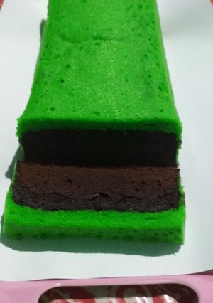 Foto resep Brownies pandan