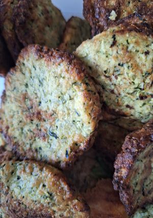 A picture of Zuchinni fritters.