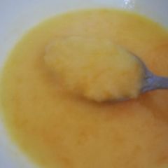 A picture of Carrot upma for babies.