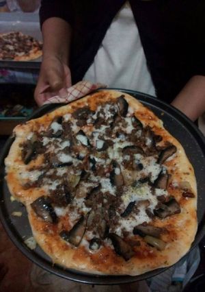 Foto resep Pizza homemade simple