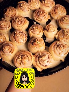 صورة لوصفة السينابون القطني🤤