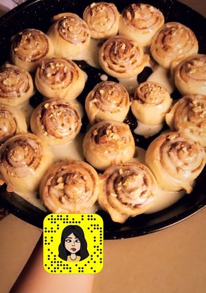 صورة لوصفة السينابون القطني🤤