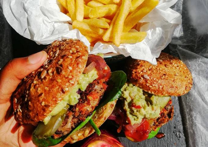 Simple Way to Make Quick Black Bean pattie (Vegan)