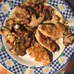 Foto principal de Medallones de pavo con salsa de setas