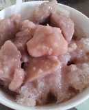 Candied Taro and Taro Shaved Ice