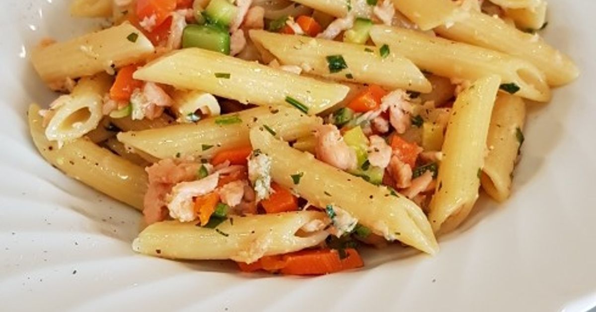 ricetta per penne al salmone