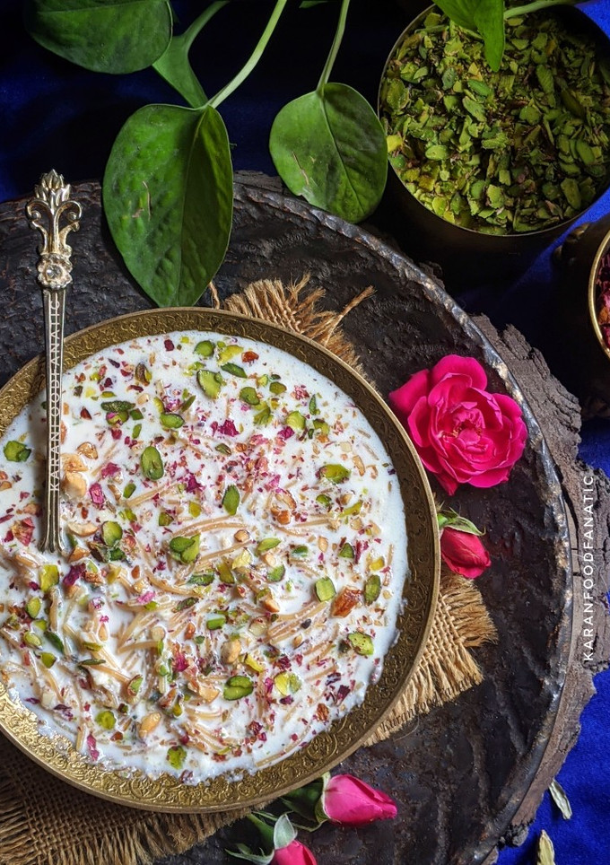 A picture of Shahi Sheer Khurma.