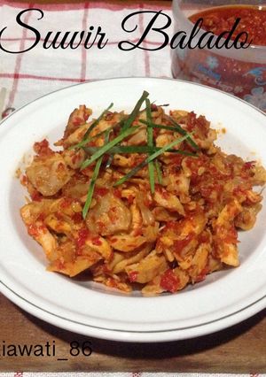 Foto resep 5. Ayam Suwir Balado