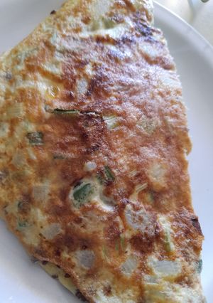 Una foto de Omelette apto keto