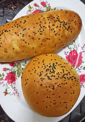 صورة لوصفة خبز الهمبرجر