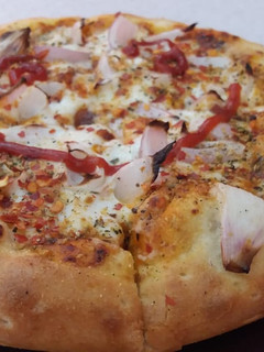 A picture of Onion pizza.