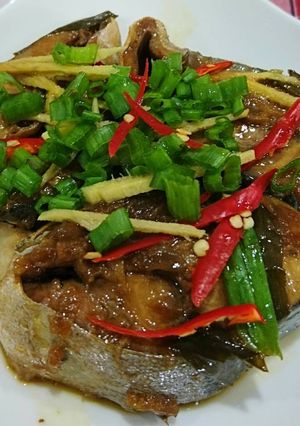 Hình của món Cá cam kho gừng.