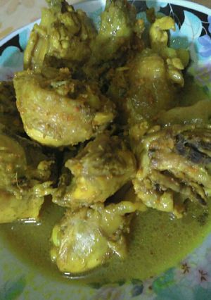 Foto resep Ayam bumbu kuning