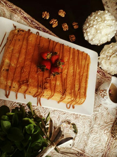 عکسی از دستور کیک گردویی