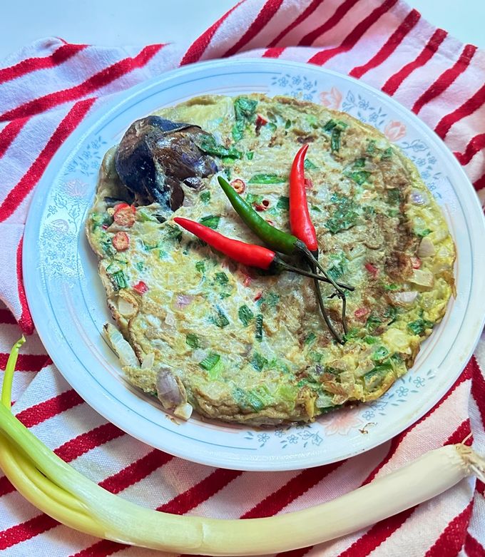 Foto resep Tortang Talong (Dadar Terong) khas Filipina (17)