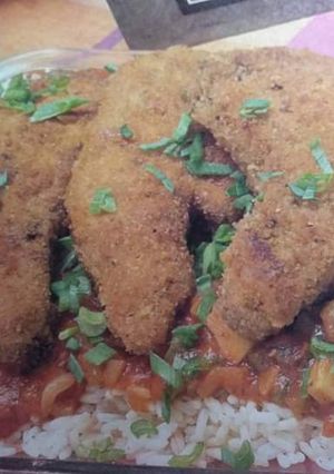 Una foto de Chuletas de ternera a la Creole