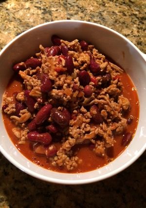 Chilis bab gyors változat recept fotója