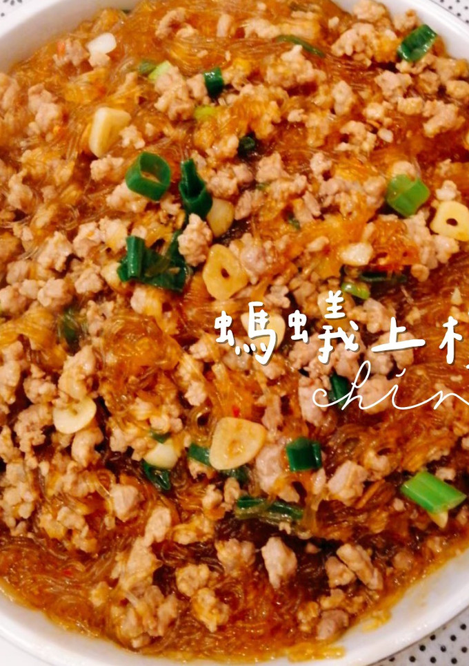螞蟻上樹(炒冬粉) 的食譜成品照片