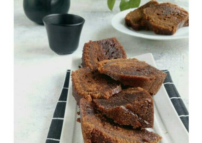Resep praktis buat Bolu Karamel (Bolu Sarang Semut) Putih Telur  sempurna
