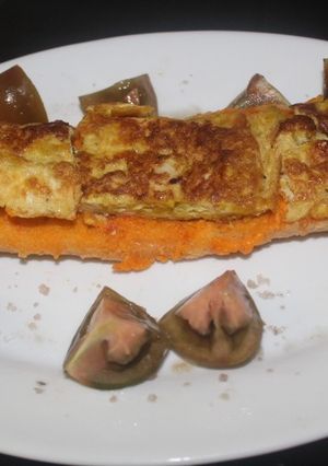 Una foto de Panini de Sobras de Arroz, en Tortilla