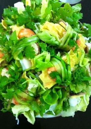 Hình của món Bún cuốn quê hương.