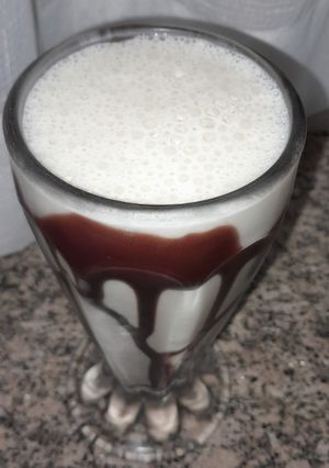 Una foto de Leche con banana