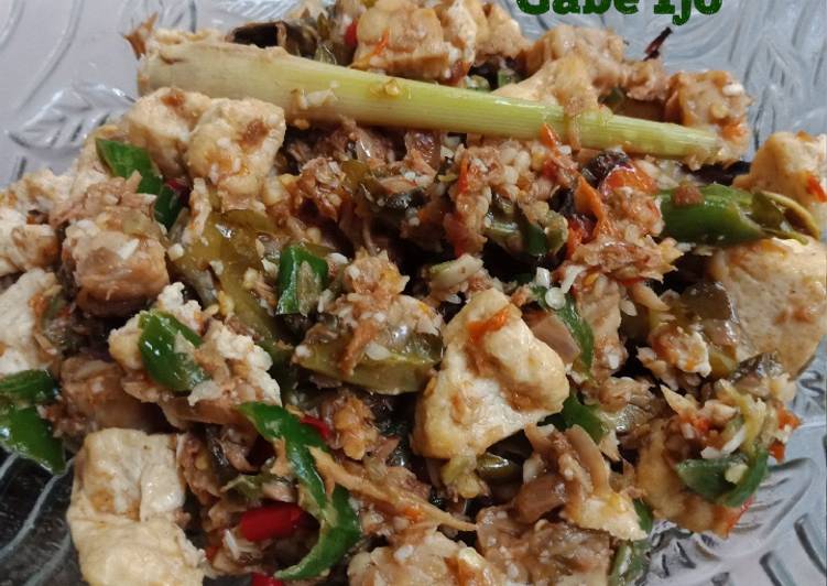 Tempe Tahu Cabe Ijo Kemangi