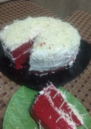 Foto resep Red velvet cake simpel