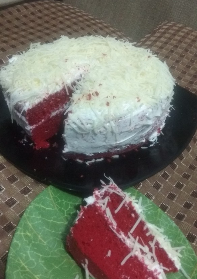 Foto resep Red velvet cake simpel