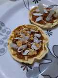 Tarteletitas con dulce y maní