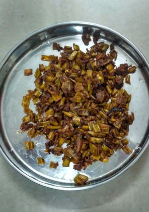 A picture of Beans Stir Fry(Mezhukkupuratti).
