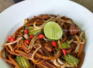 Gambar Mee Lidi Goreng Basah