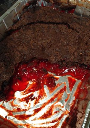 A picture of Dairy Free Chocolate Strawberry Dumpcake.