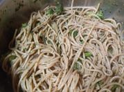 Una foto de fideo para diabético